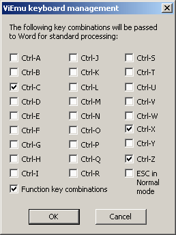 ViEmu Keyboard Management